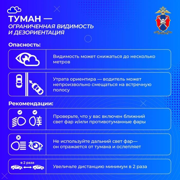 Безопасное вождение при неблагоприятных погодных условиях
