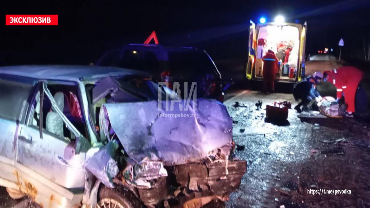 Авария в Псковском районе 