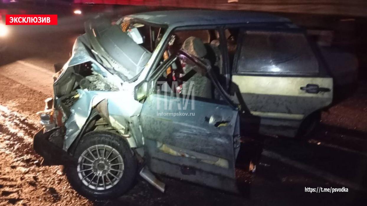 Авария в Псковском районе 