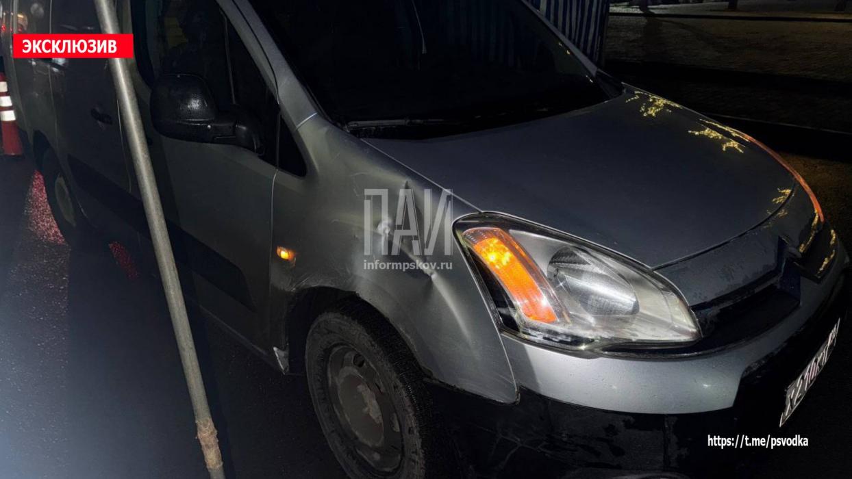 Пешеход госпитализирован после наезда автомобиля в Стругах Красных
