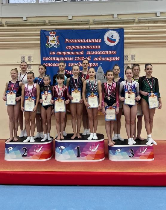 Великолучане выиграли медали на региональных стартах по спортивной гимнастике 