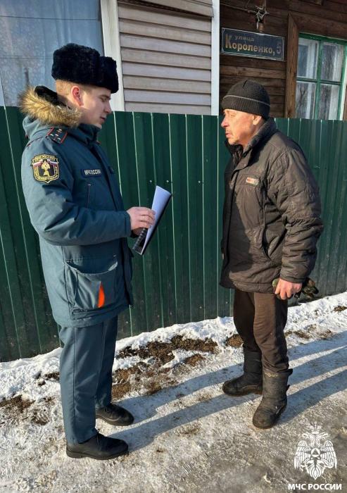 Сотрудники МЧС Псковской области проводят профилактические рейды по предупреждению пожаров