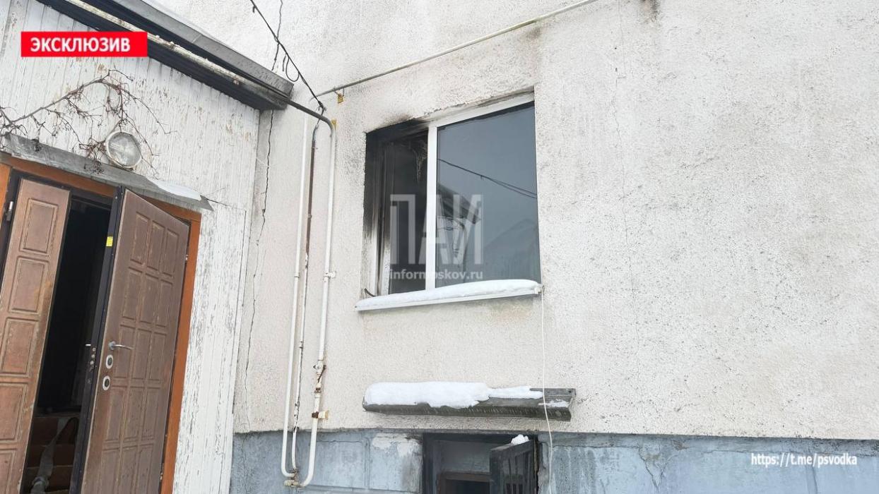 Пожар в Печорах