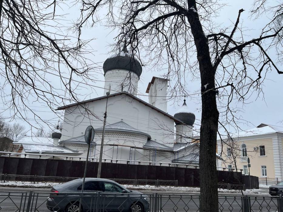 Реставрация церкви Николы со Усохи в Пскове
