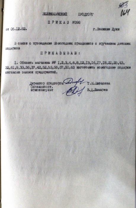 Великолукские магазины 40 лет назад: как торговали в новогодние праздники