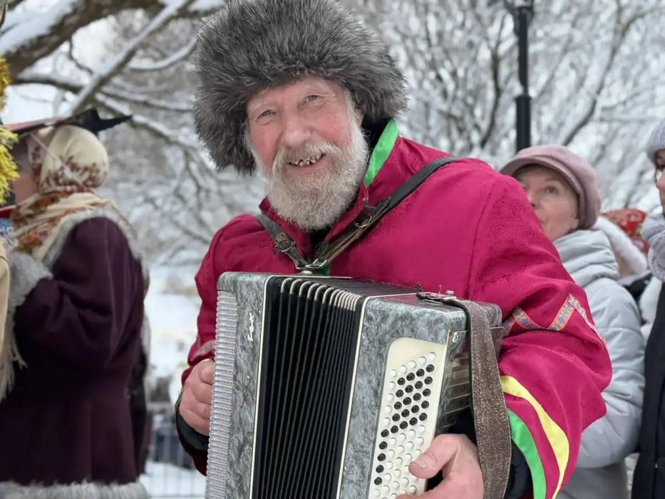 Рождественское шествие в Пскове 