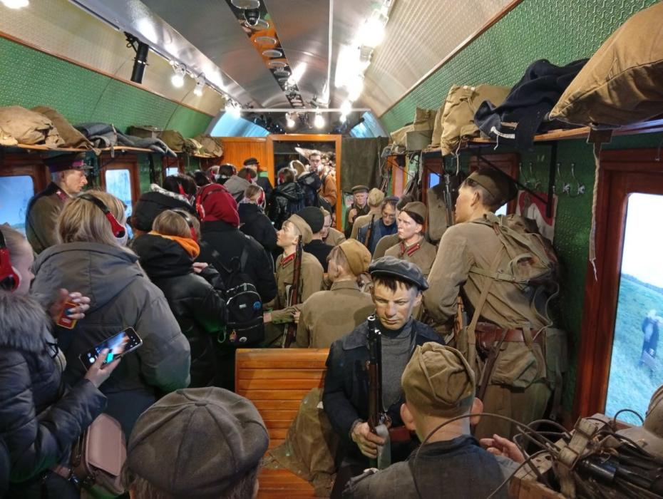 «Поезд Победы» в Пскове