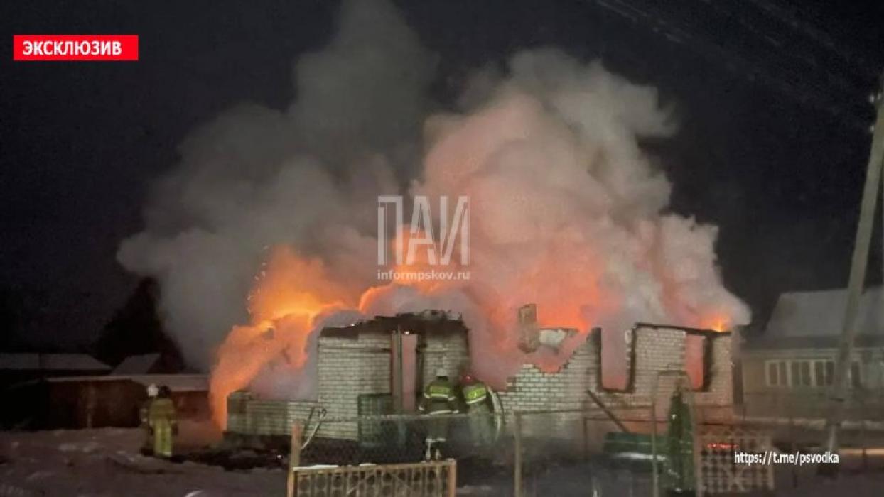 Пожар в Бежаницком округе