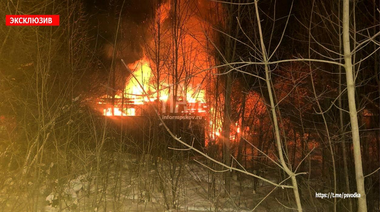 Пожар в Звягино
