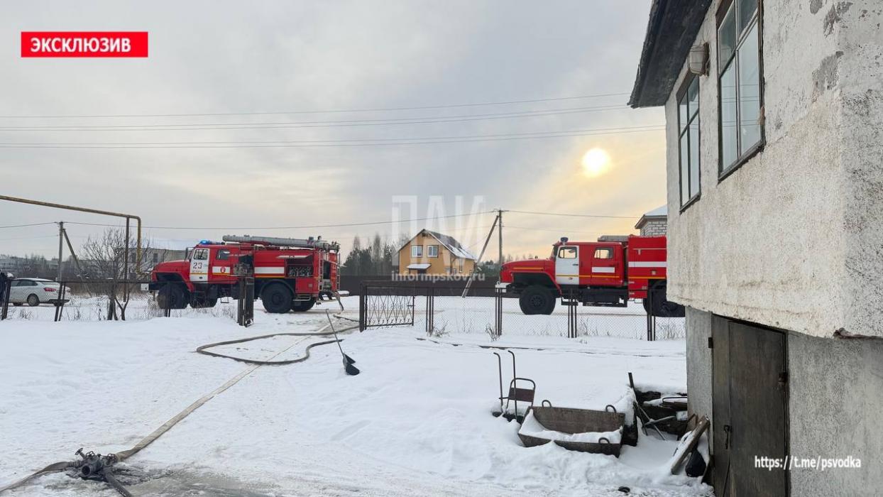 Пожар в Печорах