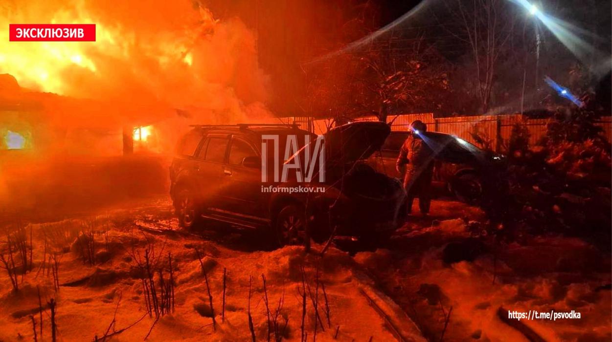 Пожар в Звягино