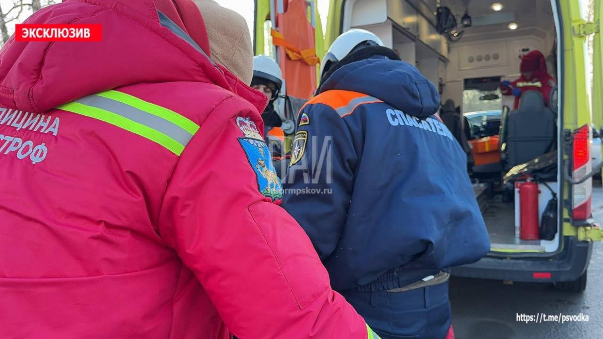 ДТП с пострадавшими в Пскове 