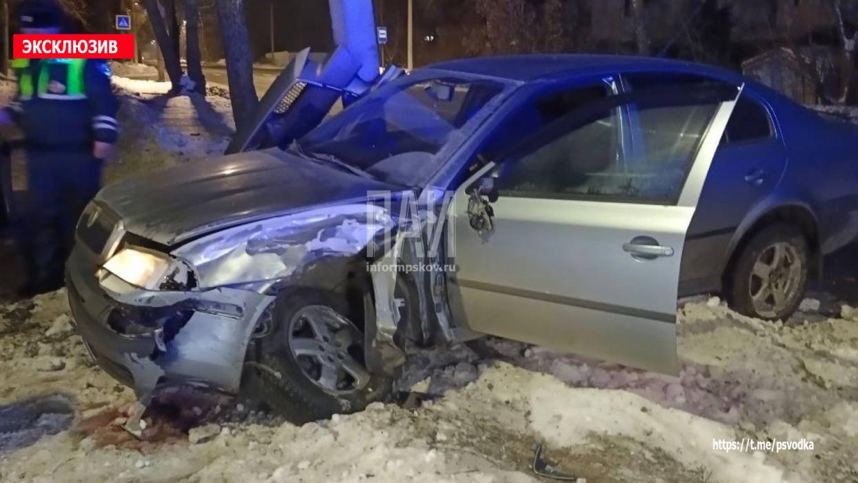 ДТП на улице Советской Армии в Пскове