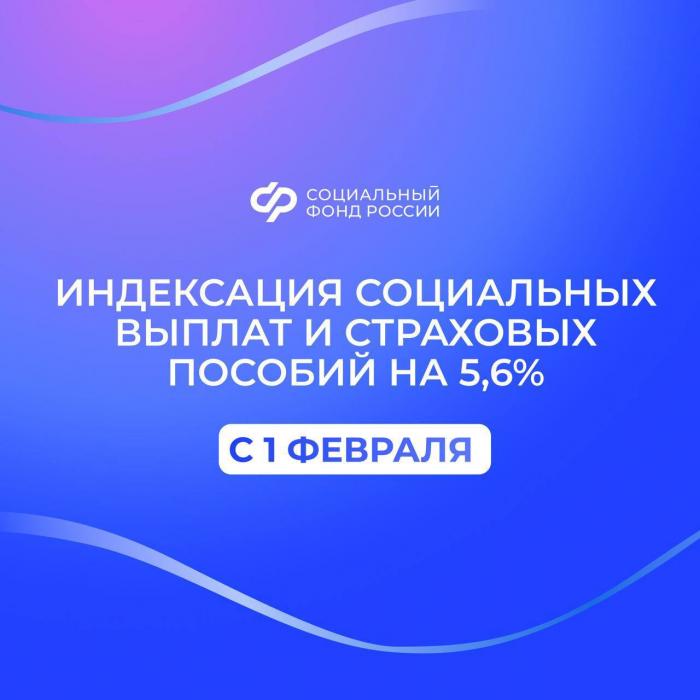 Актуальные размеры проиндексированных выплат с 1 февраля