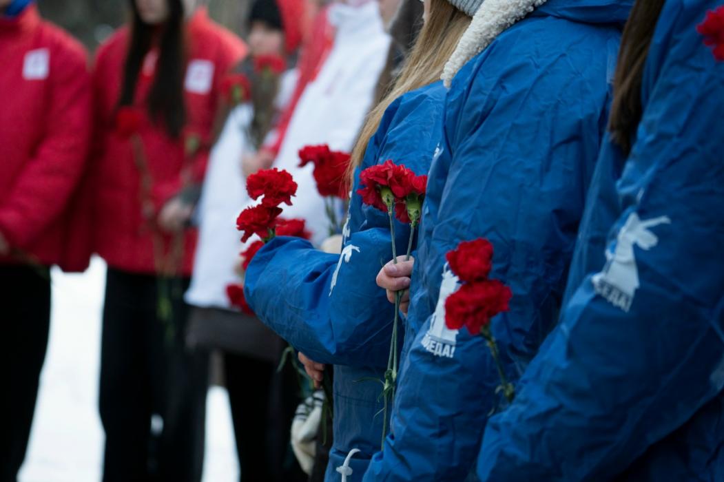 Псковская молодёжь почтила память героев блокадного Ленинграда
