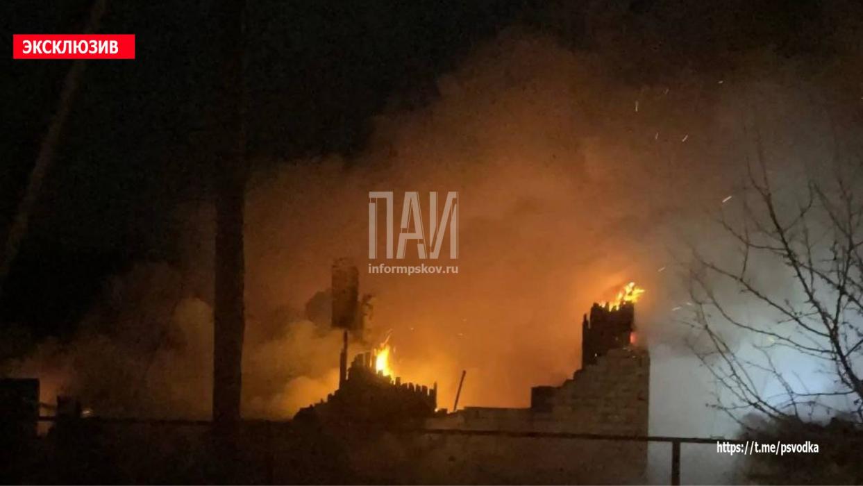 Пожар в Бежаницком округе
