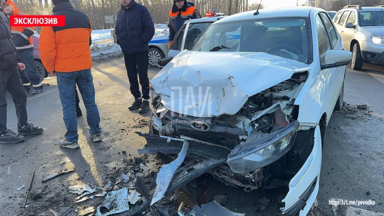 ДТП с пострадавшими в Пскове 