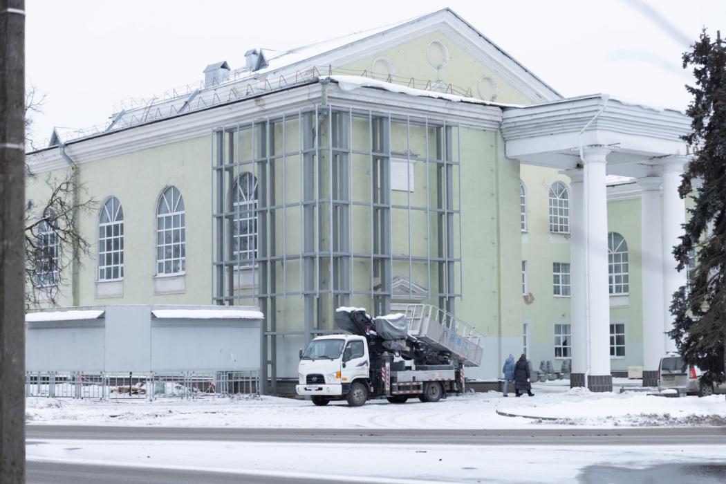 Монтаж экрана 