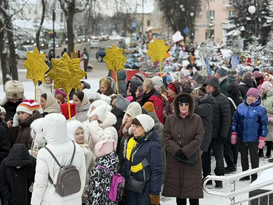 Рождественское шествие в Пскове 
