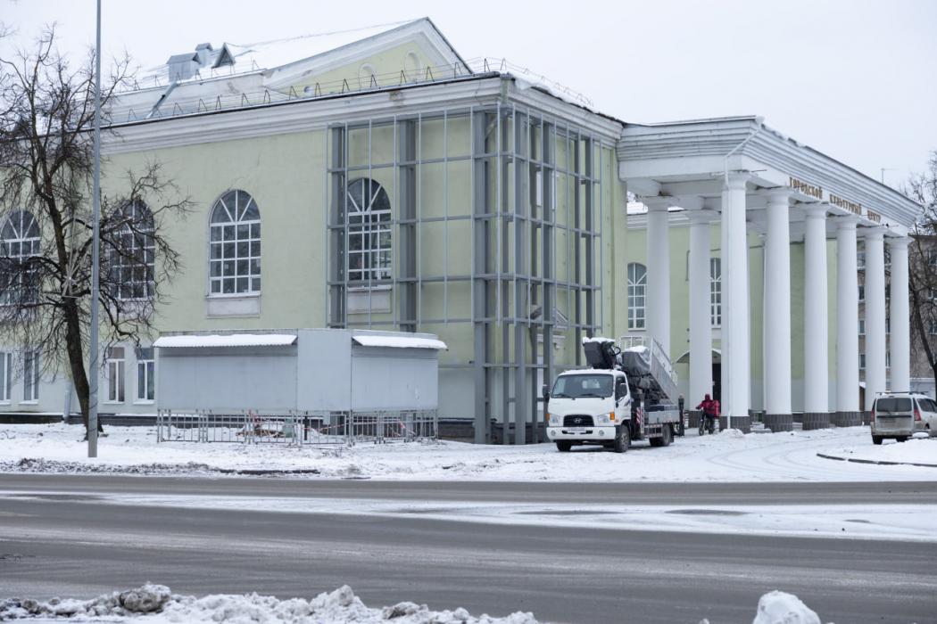 Монтаж экрана 