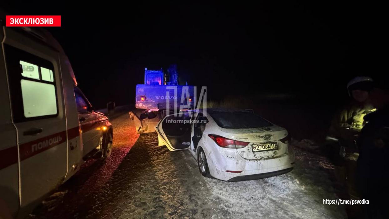Женщина погибла в результате ДТП с экскаватором в Псковской области