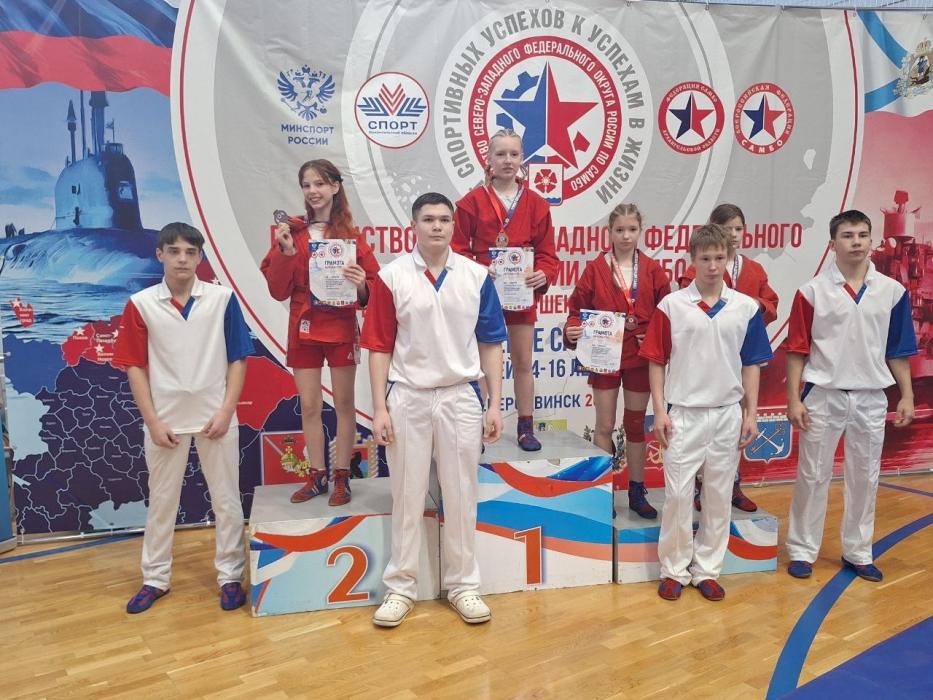 Спортсмены Псковской области выиграли семь медалей на первенстве СЗФО по самбо