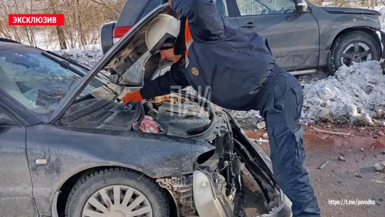 Авария в Пскове