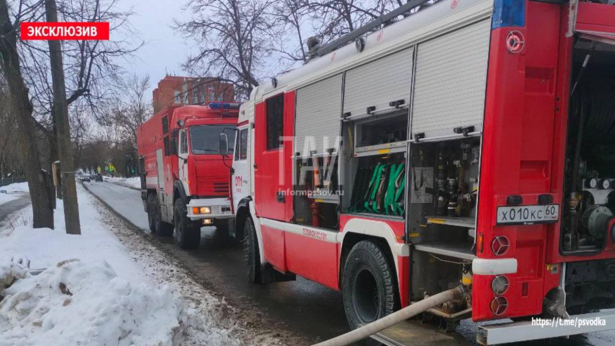 Возгорание на улице Розы Люксембург 