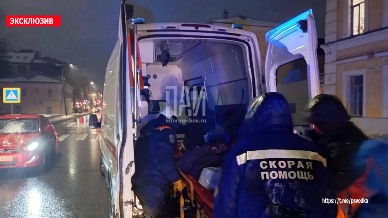 ДТП на улице Некрасова в Пскове