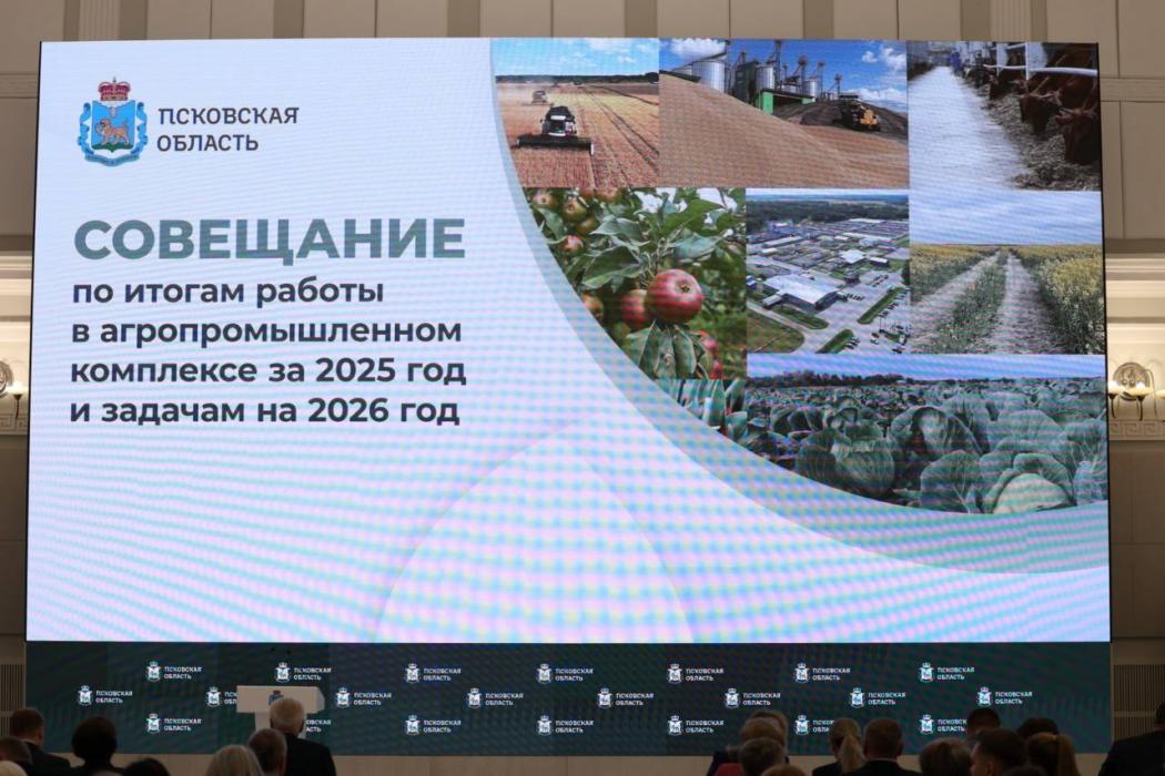 Итоги 2025 года и планы на 2026-й в аграрной сфере обсудили в Пскове
