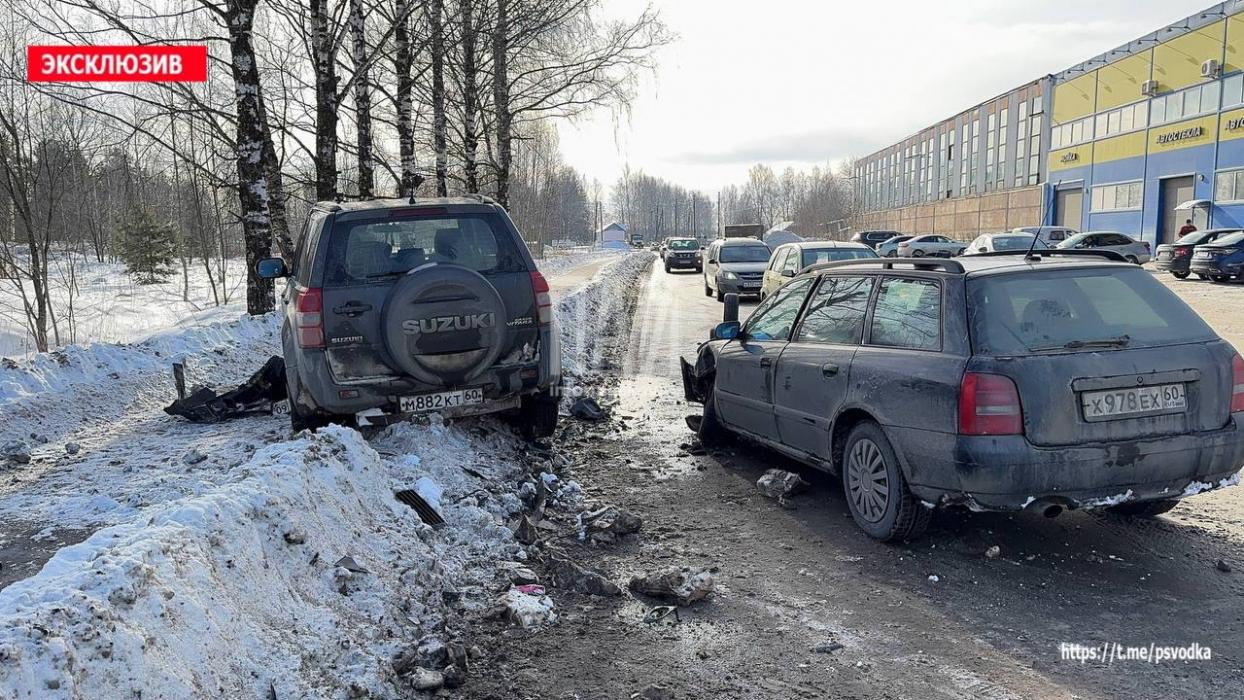 Авария в Пскове