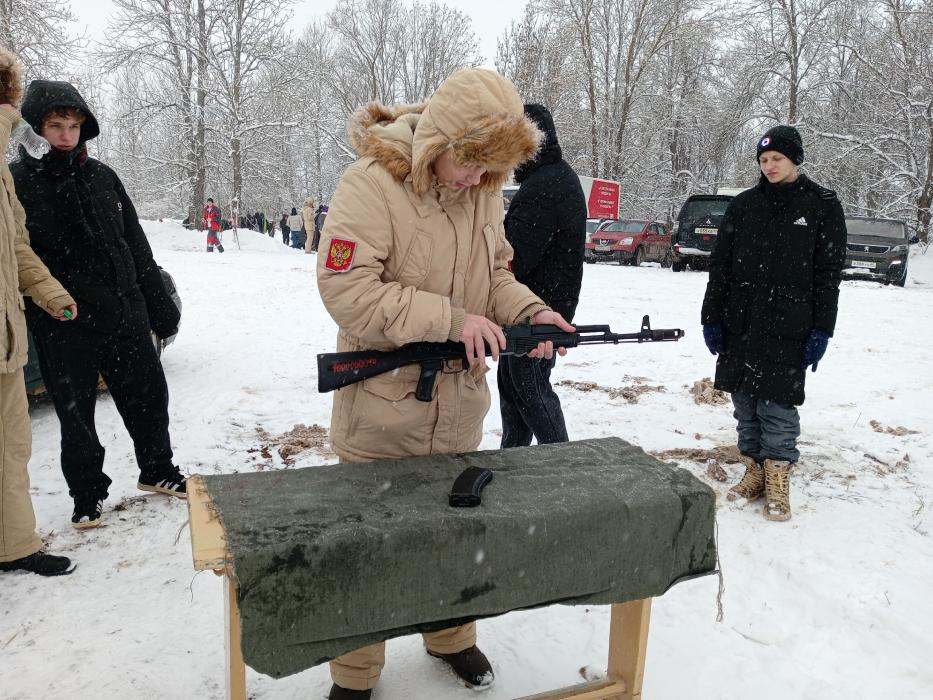 На родине Матвея Кузьмина состоялся лыжный патриотический маршрут «Тропа героя»