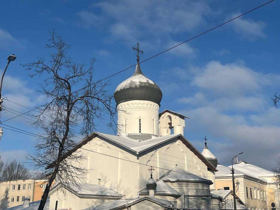 Реставрацию Сретенского придела церкви Николы со Усохи завершили в Пскове