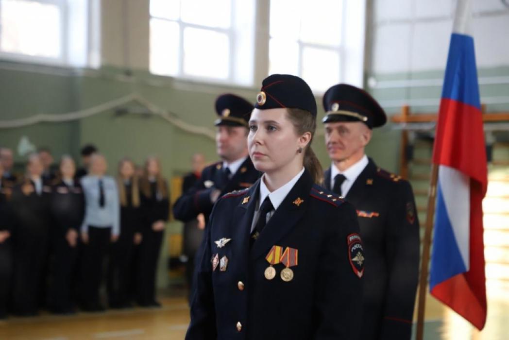 Молодые псковские полицейские приняли присягу