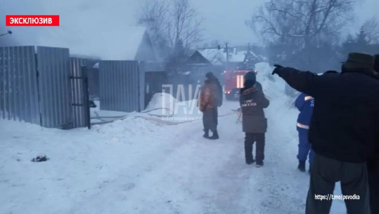 Пожар в Стругах Красных