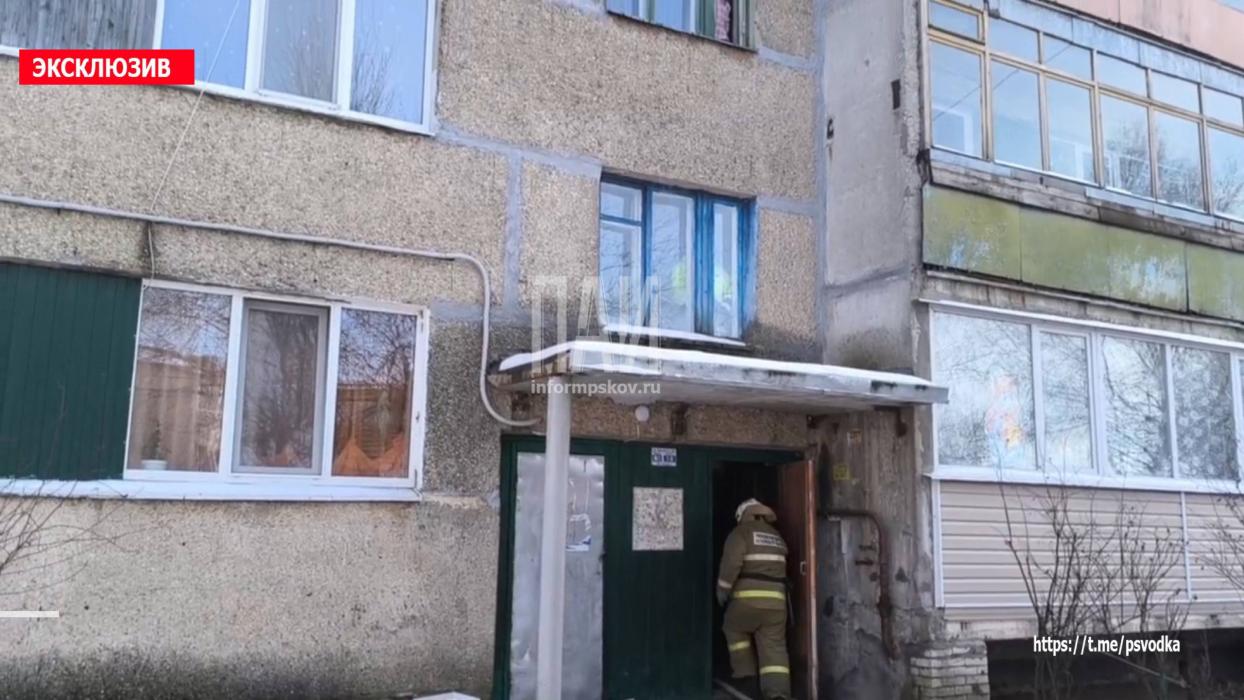 Пожар в Гдове