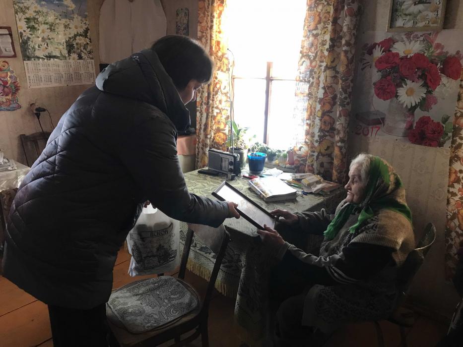 90-летие празднует жительница Усвятского района Полина Фатыня