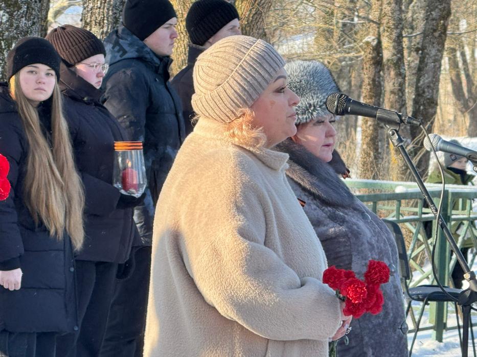 Митинг в честь освобождения района от немецко-фашистских захватчиков прошёл в Гдове