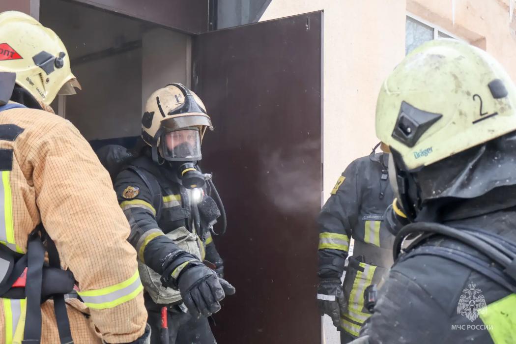 Пожар в агроколледже
