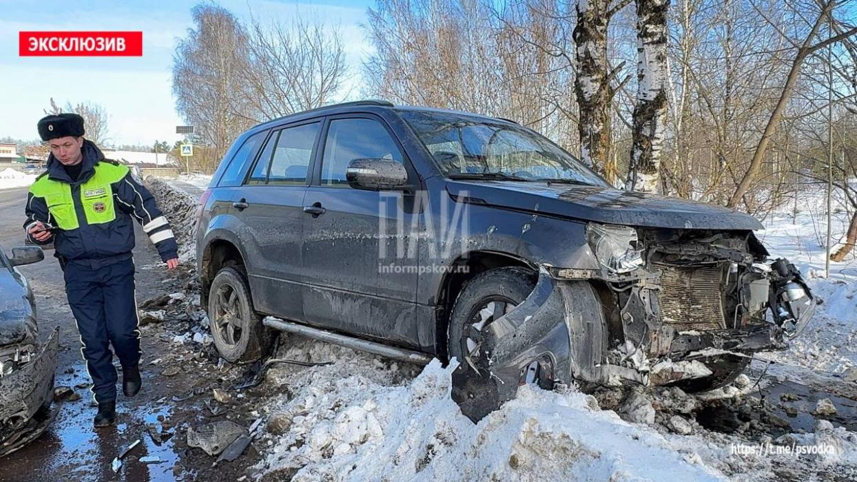 Авария в Пскове