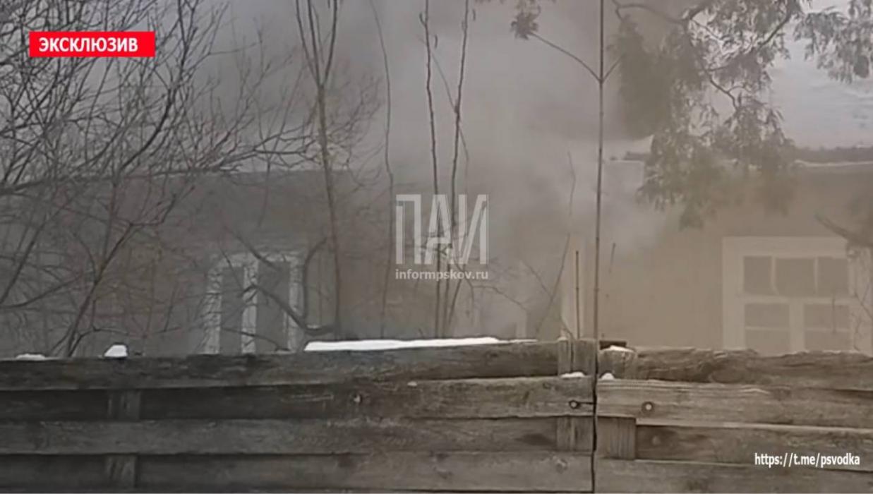 Возгорание на улице Розы Люксембург 