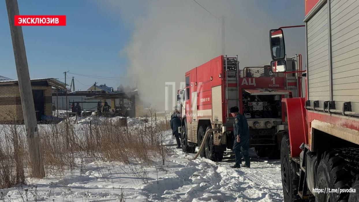 В деревне Логозовичи пожарные отстояли частный дом