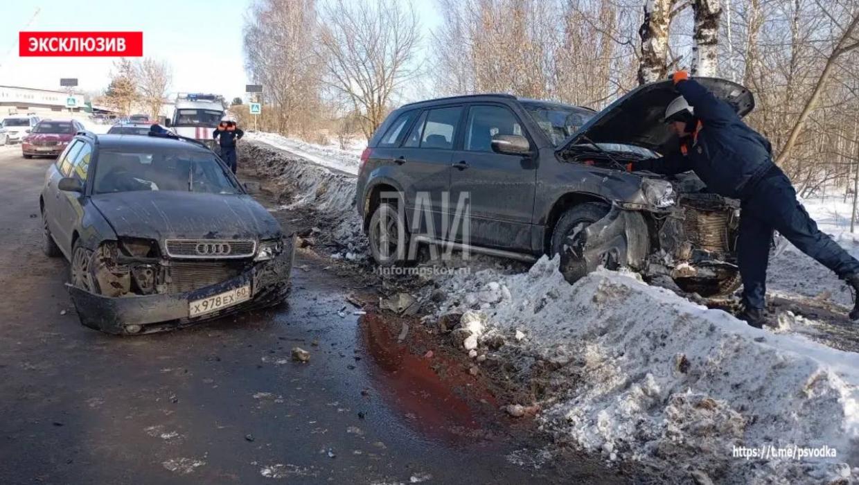 Авария в Пскове