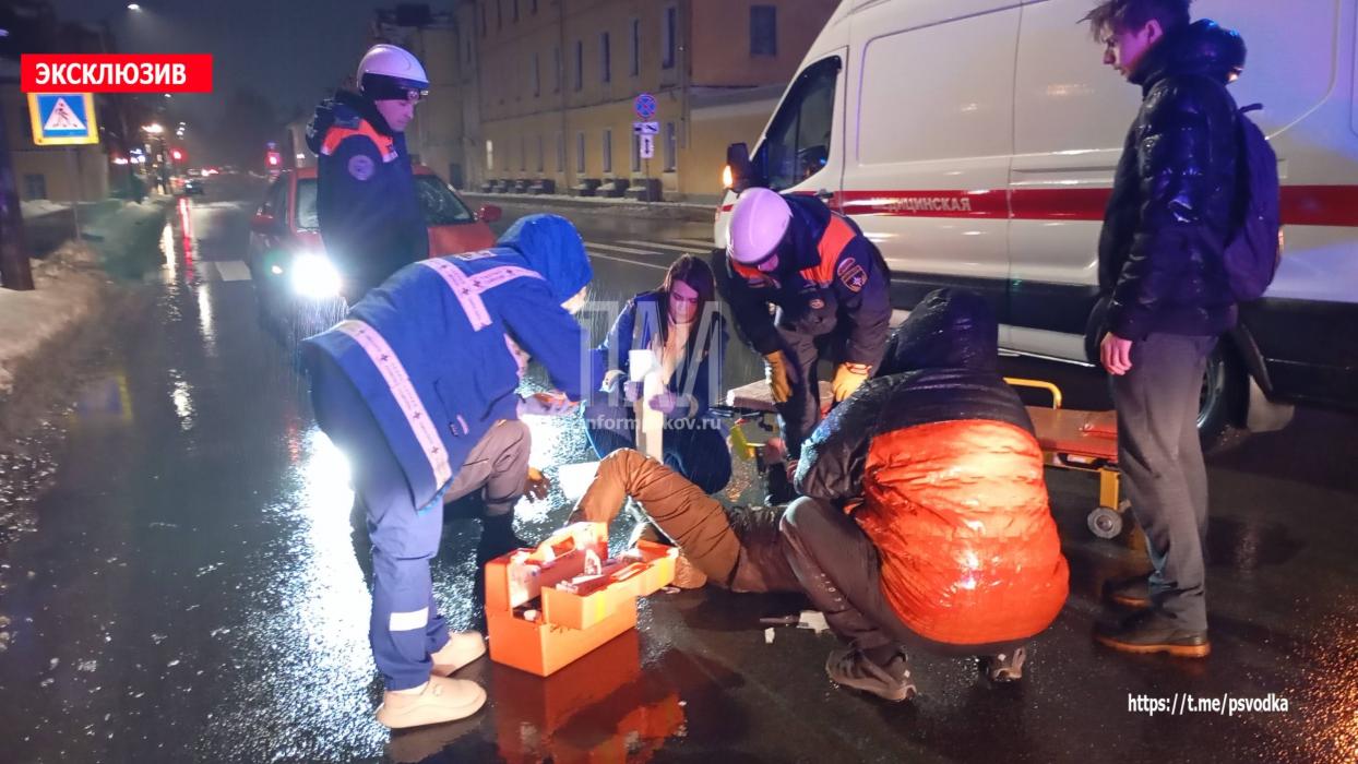 ДТП на улице Некрасова в Пскове