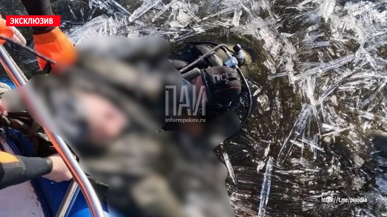 Тело рыбака достали из Чудского озера