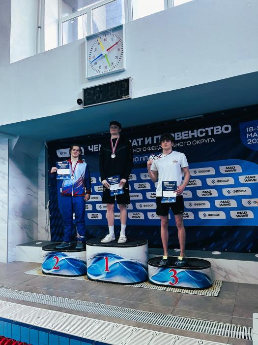 Пскович завоевал шесть наград на чемпионате и первенстве СЗФО по плаванию 