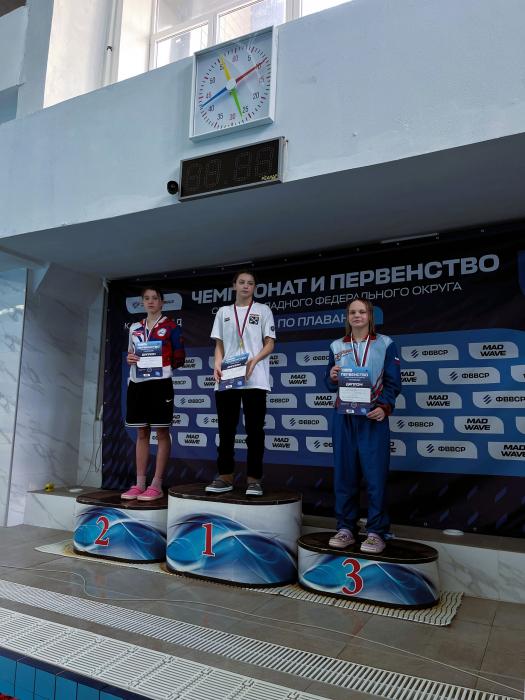Пскович завоевал шесть наград на чемпионате и первенстве СЗФО по плаванию 