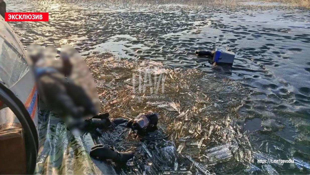 Тело рыбака, провалившегося под лёд, нашли в Гдовском районе