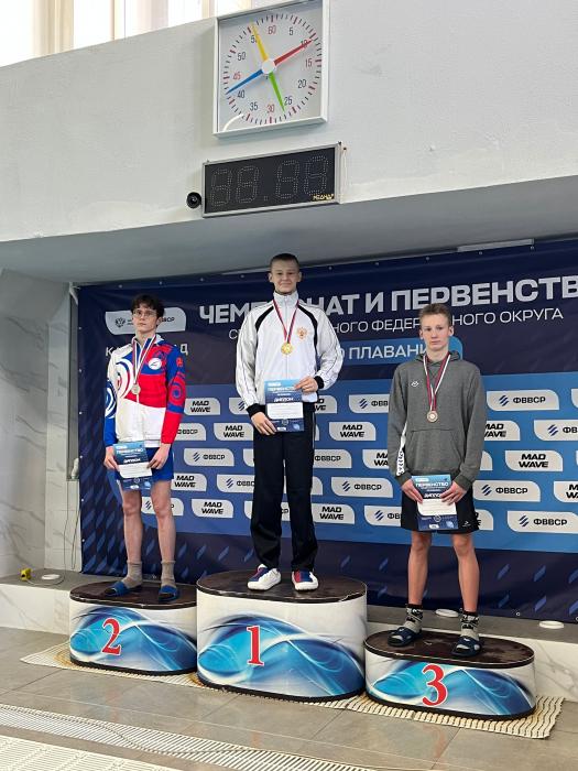 Пскович завоевал шесть наград на чемпионате и первенстве СЗФО по плаванию 