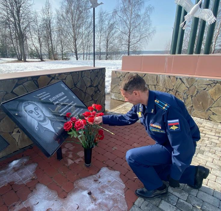 В Себежском районе почтили память бойца, награждённого орденом Мужества